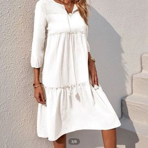 White summer dress
